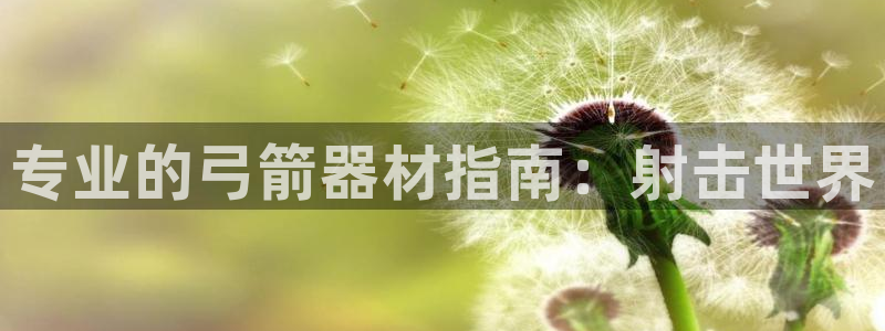 星奥娱乐怎么样：专业的弓箭器材指南：射击世界