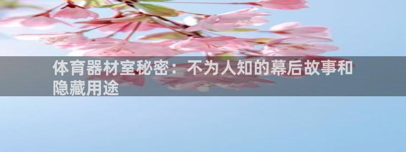 星欧娱乐最建议买的三个游戏账号：体育器材室秘密：不为