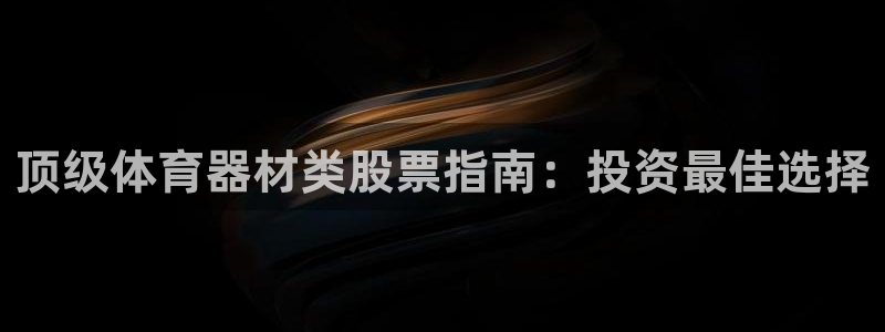 星欧娱乐扣款时间查询方法怎么查的：顶级体育器材类股票