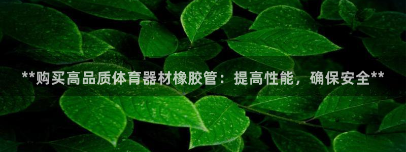 星游娱乐1官网下载：**购买高品质体育器材橡胶管：提