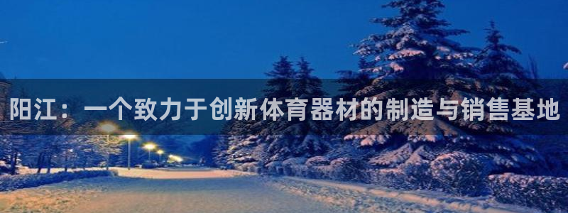 星欧娱乐平台怎么样可靠吗：阳江：一个致力于创新体育器